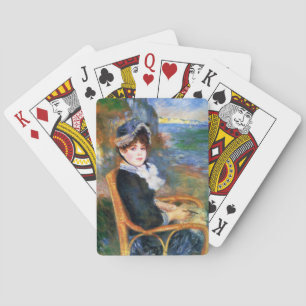 Lady by the Seashore (von Pierre-Auguste Renoir) Spielkarten