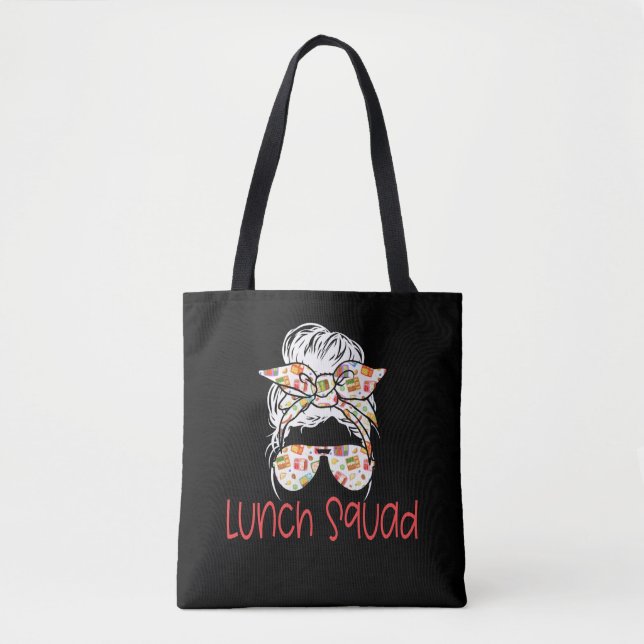 Lady Cafeteria Worker Back to School Gift Tasche (Vorderseite)
