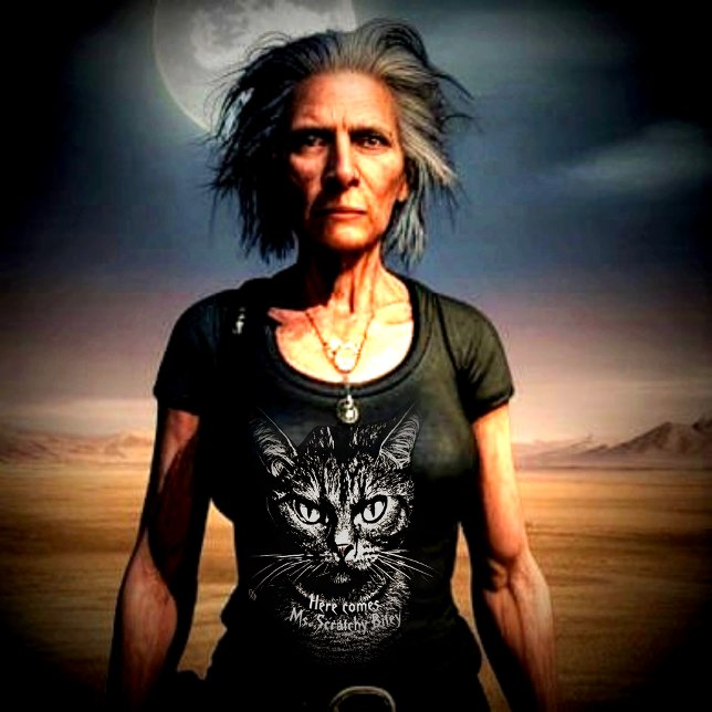 Lady Cat T-Shirt (Von Creator hochgeladen)