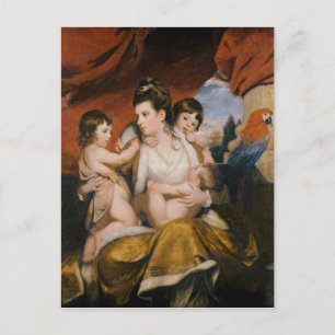 Lady Cockburn und ihre Drei Ältesten Söhne, 1773 Postkarte
