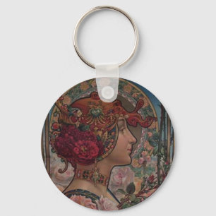 Lady der Rose Schlüsselanhänger