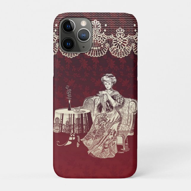 Lady Drink Case-Mate iPhone Hülle (Rückseite)