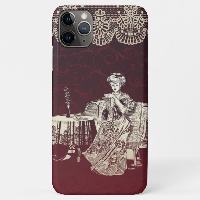 Lady Drink Case-Mate iPhone Hülle (Rückseite)
