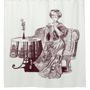 Lady Drink Duschvorhang