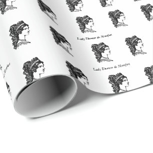 Lady Eleanor Mittelalterliche Fantasy-Hochzeit Geschenkpapier