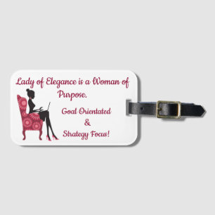 Lady Elegance Collection Gepäckmarke Gepäckanhänger