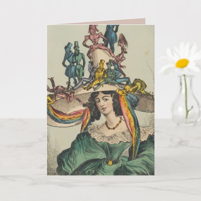 Lady - Faltkarte Karte (Kleine Pflanze)