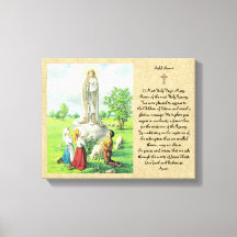 Lady Fatima Prayer Wall Art katholische Gabe