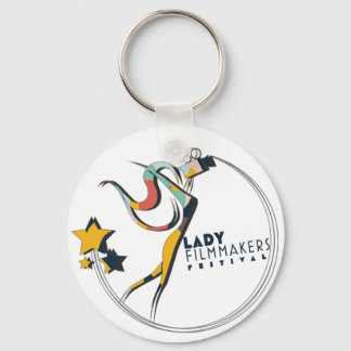 Lady Filmmakers Leinwand Key Chain Schlüsselanhänger