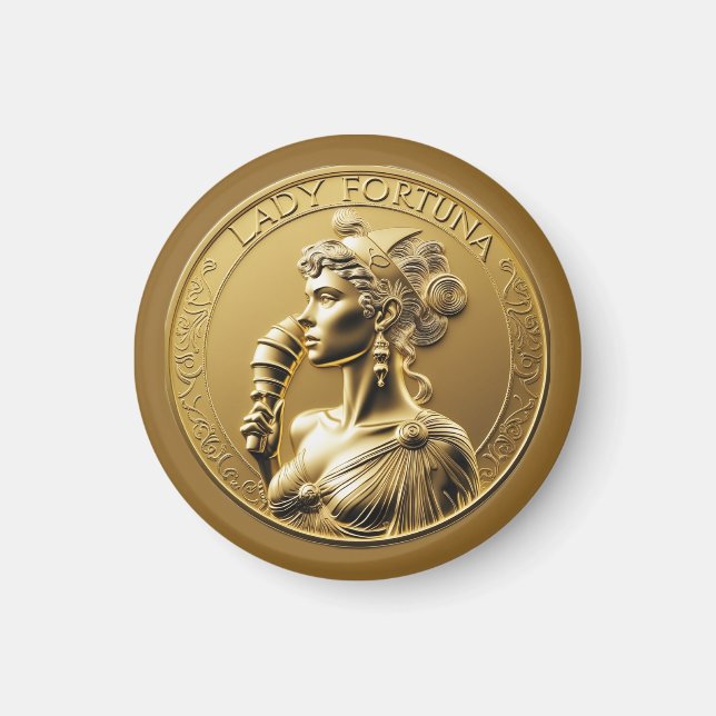 Lady Fortuna, die römische Göttin Magnet (Vorne)