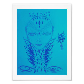 Lady Galactic Being Fotodruck