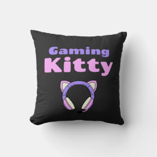 Lady Gamer - Gaming Kitty Kissen