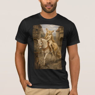 Lady Godiva mit Fell T-Shirt