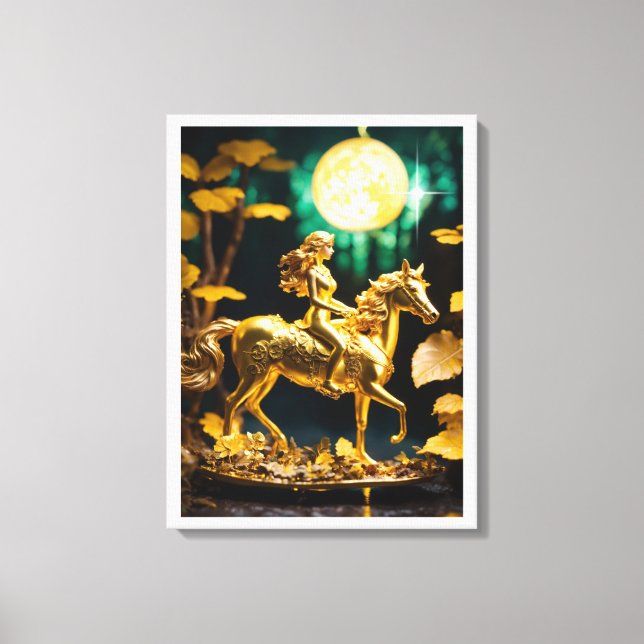 Lady Godiva: Mythos der Opfer Leinwanddruck (Vorderseite)