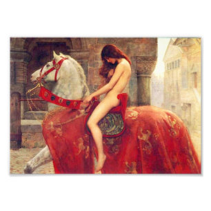 Lady Godiva Print Fotodruck