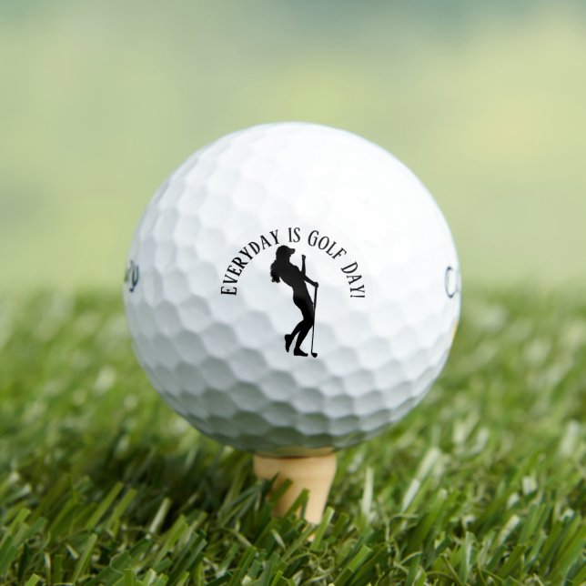 Lady Golfer Custom Golfball (Insitu T-Shirt)