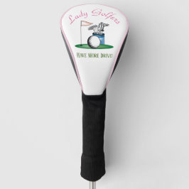 Lady Golfers haben mehr Drive Golf Head Cover Golf Headcover
