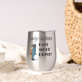 Lady Golfers haben mehr Laufwerk