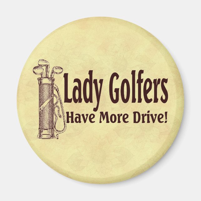 Lady Golfers Magnet (Vorne)