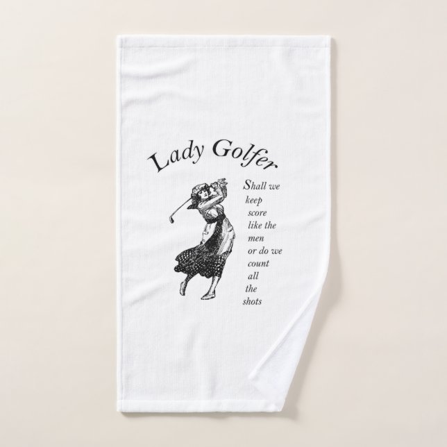 Lady Golfeur (Serviette à main)