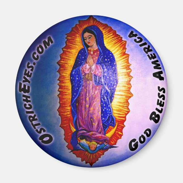 Lady Guadalupe Blessing Magnet (Vorne)