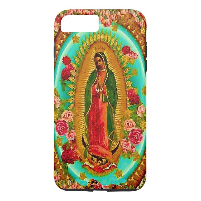 Lady Guadalupe Mexikanische St. Jungfrau Mary Case-Mate iPhone Hülle (Rückseite)
