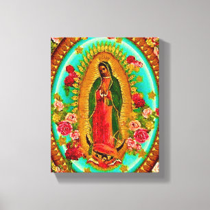 Lady Guadalupe Mexikanische St. Jungfrau Mary Leinwanddruck