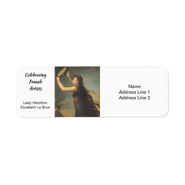 Lady Hamilton von Elisabeth Vigee Le Brun (Vorne)