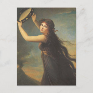 Lady Hamilton von Elisabeth Vigee Le Brun Postkar Postkarte