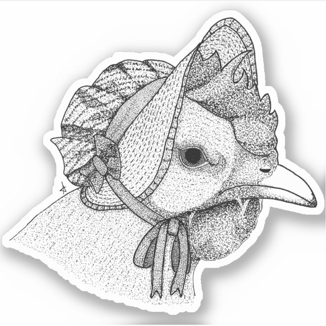 Lady Henrietta Aufkleber (Vorderseite)