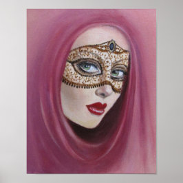 LADY IM MASQUERADE BALL POSTER