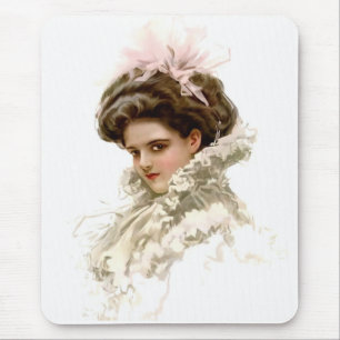 Lady im Profil Mousepad