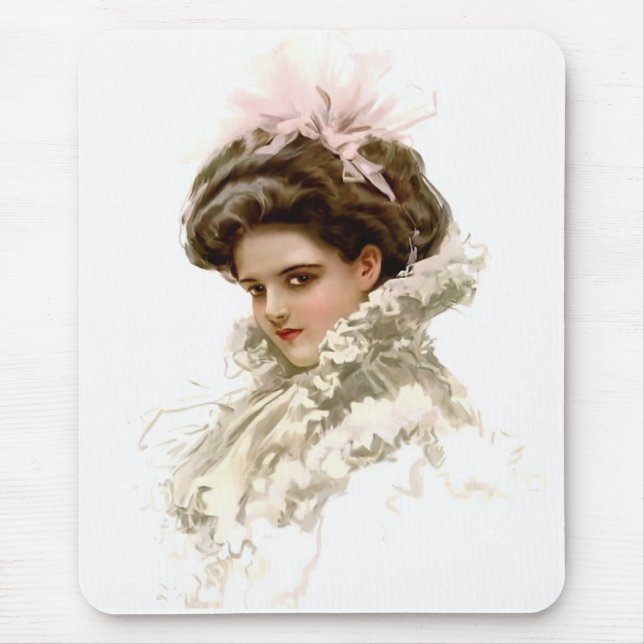 Lady im Profil Mousepad (Vorne)