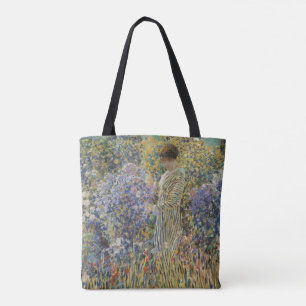 Lady in a Garden von Frederick Frieseke, Fine Art Tasche
