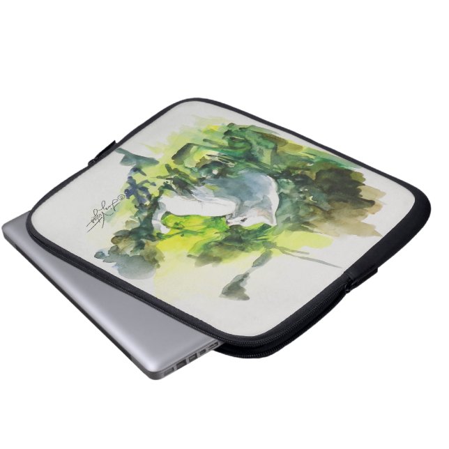 Lady in der Sun Electronics-Tasche Laptopschutzhülle (Vorne Knopf)
