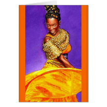 Lady in gelbem Kleid