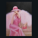 LADY IN PINK, ART DECO POSTER<br><div class="desc">Ein wunderschönes Bild einer weiblichen und eleganten Dame aus der Art Déco-Zeit, zeitlos und spuklos. Ein schönes Plakat, um Ihrem Boudoir, dem Powderzimmer oder wo auch immer in Ihrer Zuhause hinzuzufügen. Es wird sofort Schönheit hinzufügen und ein Gesprächsstück sein. Auch ein tolles Geschenk-Objekt!</div>