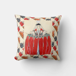 LADY IN RED ART DECO FASHION COSTUME DESIGNER KISSEN