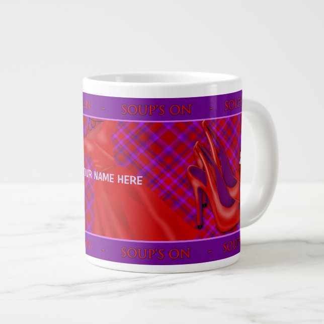 LADY IN RED JUMBO SOUP MUG - ACCESSORIES Jumbo-Tasse (Vorderseite Rechts)