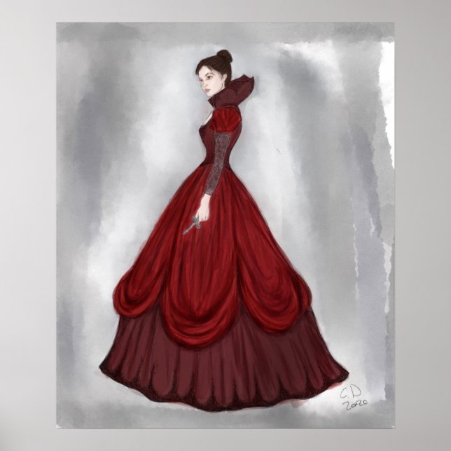 Lady in Red Poster (Vorne)