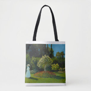 Lady in the Garden 1867 by Claude Monet Tasche