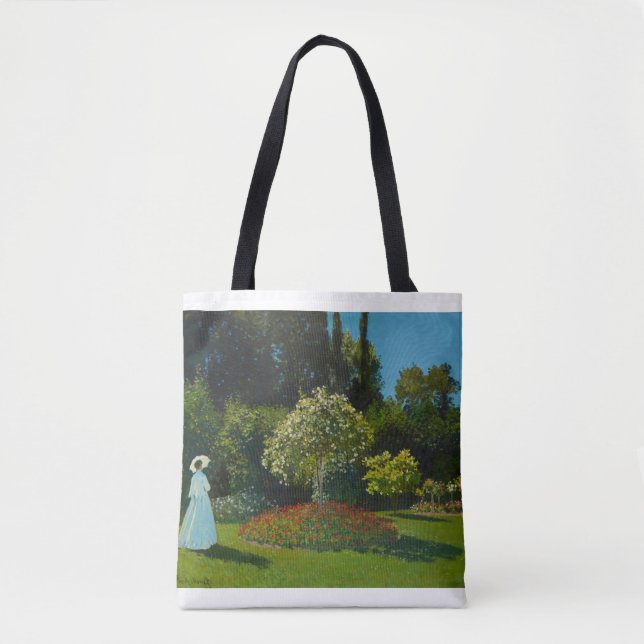 Lady in the Garden 1867 by Claude Monet Tasche (Vorderseite)