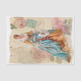 Lady in wart seidenpapier