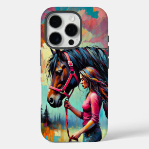 Lady iPhone 16 Pro Fall Hülle