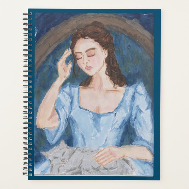 Lady Jane und MoggyGrey Notebook Planer (Vorderseite)