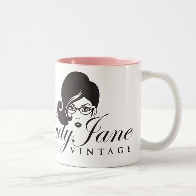 Lady Jane Vintag Cup o' Joe Zweifarbige Tasse (Rechts)