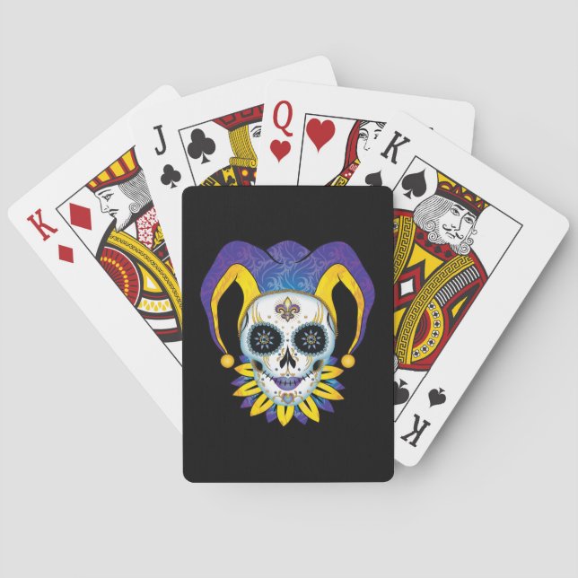 Lady Jester Skull Spielkarten (Rückseite)