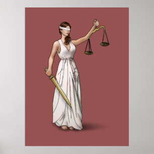 Lady Justice - Marsala Poster
