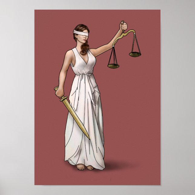 Lady Justice - Marsala Poster (Vorne)