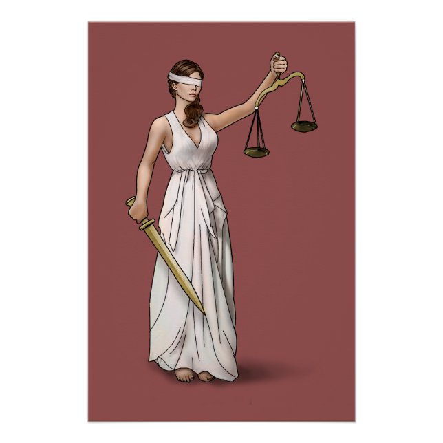Lady Justice - Marsala Poster (Vorderseite)